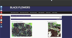 Desktop Screenshot of black-flowers.net